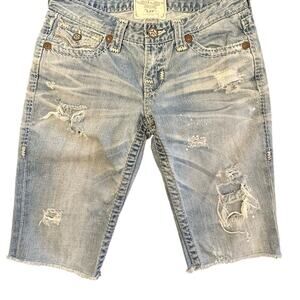 Big Star Liv Distressed Denim shorts- Like New